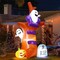 GOOSH 9 FT Halloween Inflatables Tree Blow Up Yard Huge Tree with Pumpkin Tombstone with Built-in LEDs